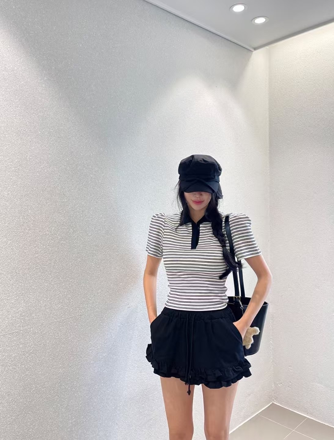 BLACK LINE韓國直郵㊣女裝新款時尚25春夏熱賣職業人氣T恤BLACK LINET恤