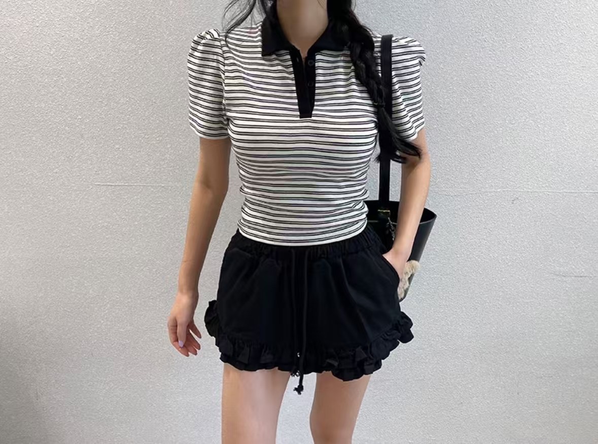 BLACK LINE韓國直郵㊣女裝新款時尚25春夏熱賣職業人氣T恤BLACK LINET恤圖色3