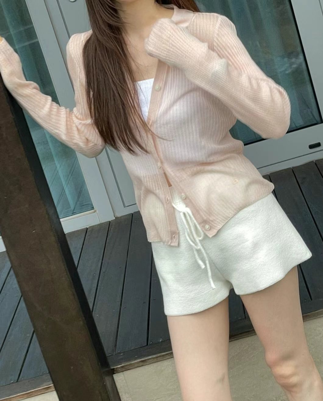 WEARRAW直郵韓國代購㊣女裝新款休閑25春夏職業熱賣人氣針織衫WEARRAW針織衫