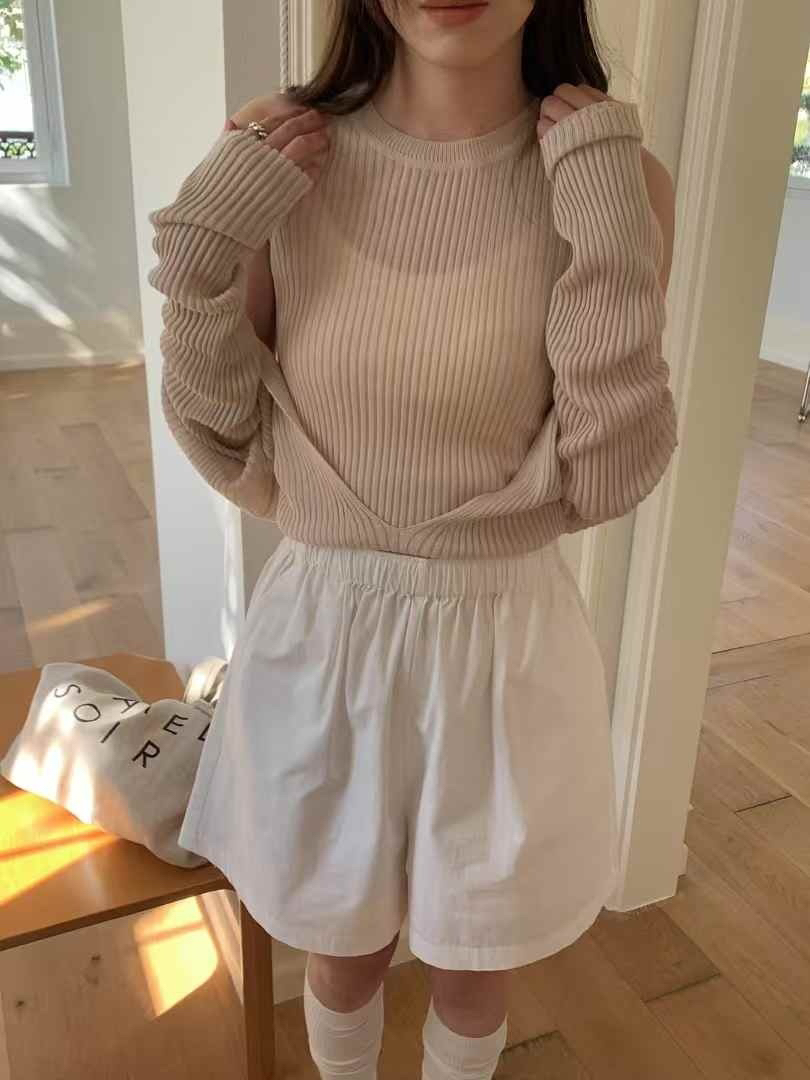 STRAWBERRY直郵韓國代購㊣女裝新品25春夏休閑時尚職業針織衫STRAWBERRY針織衫