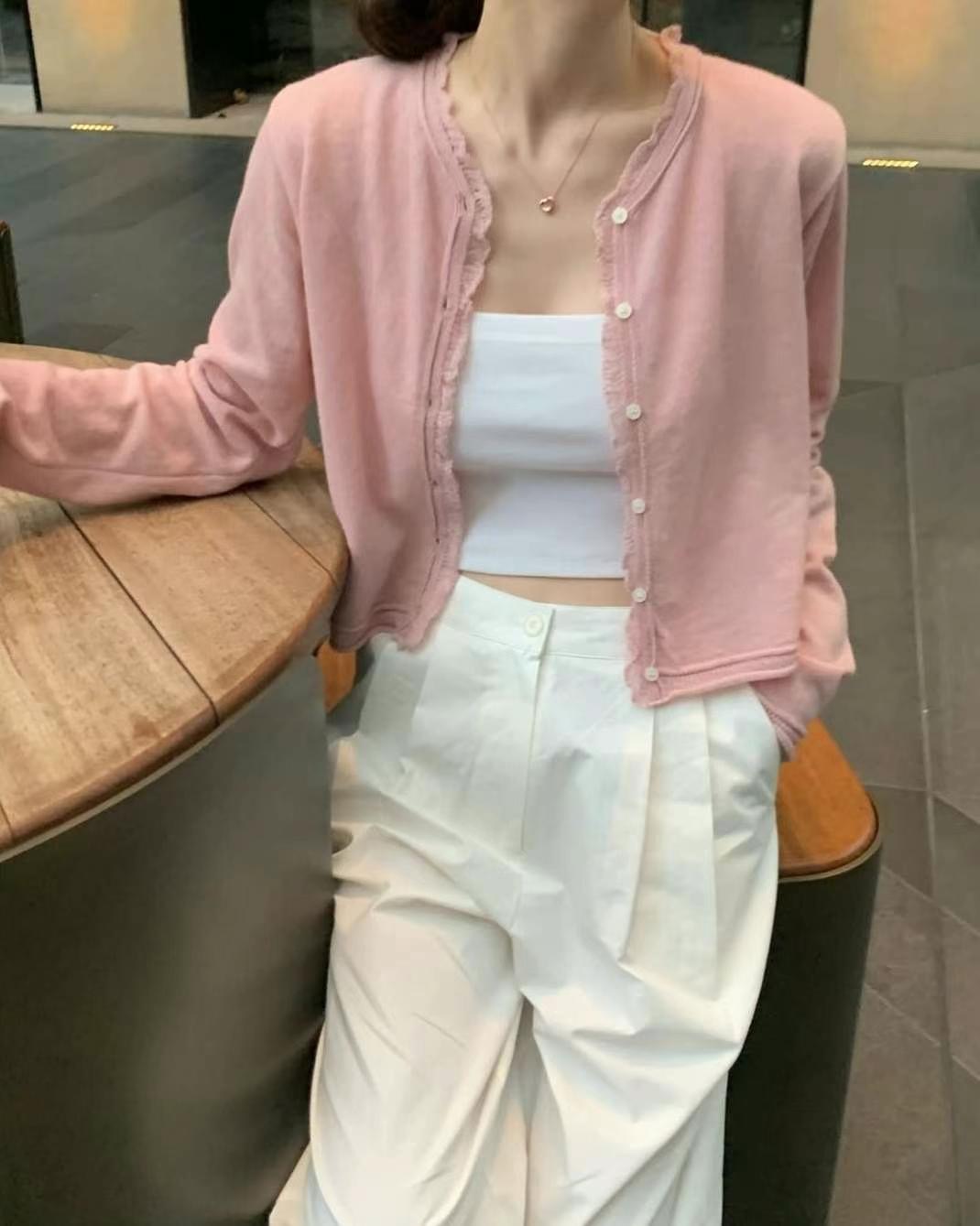 WEARRAW韓國直郵㊣女裝新品休閑推薦人氣時尚職業熱賣針織衫WEARRAW針織衫