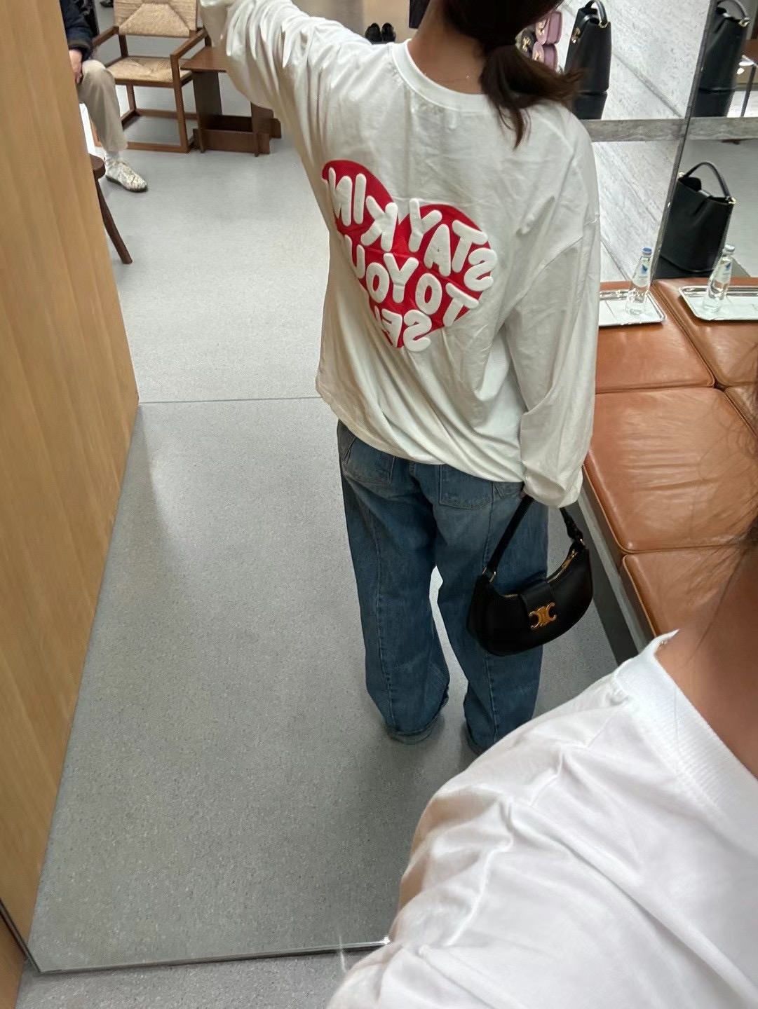 WEATHERISGOOD直郵韓國代購㊣女裝新款人氣時尚休閑長袖T恤WEATHERISGOOD長袖T恤