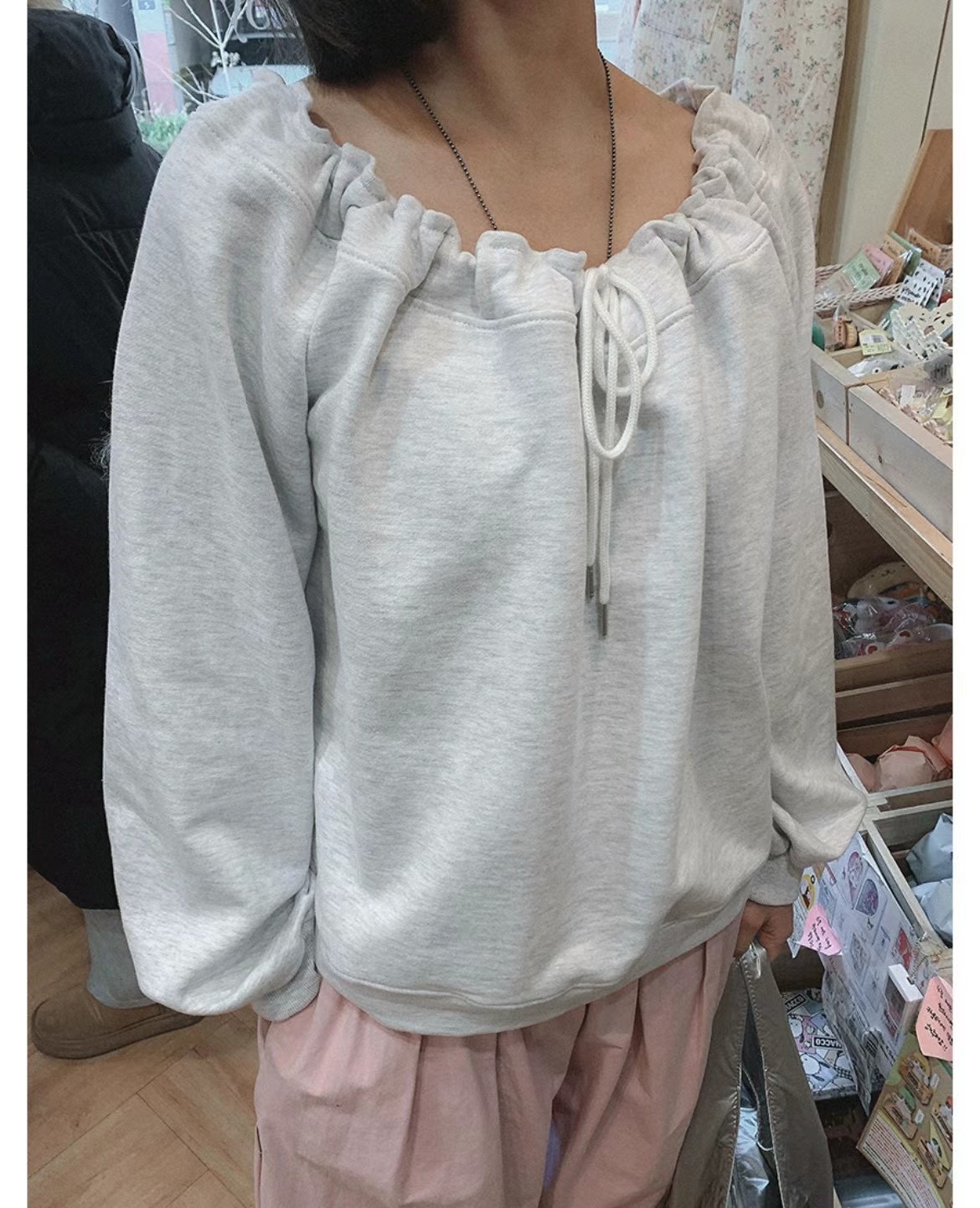 WEATHERISGOOD韓國直郵㊣東大門實拍女裝新款25春夏襯衫蕾絲衫WEATHERISGOOD襯衫/蕾絲衫
