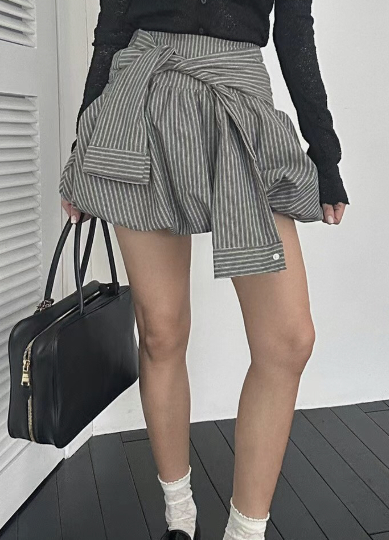 BLACK LINE直郵韓國代購㊣女裝新款熱賣推薦職業短褲南瓜裙BLACK LINE短褲