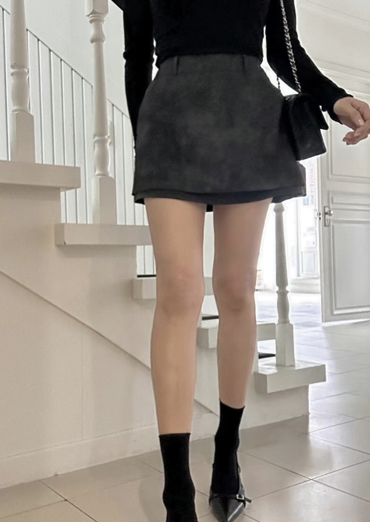 BLACK LINE韓國直郵㊣女裝新款時尚推薦25春夏熱賣休閑短裙BLACK LINE短裙