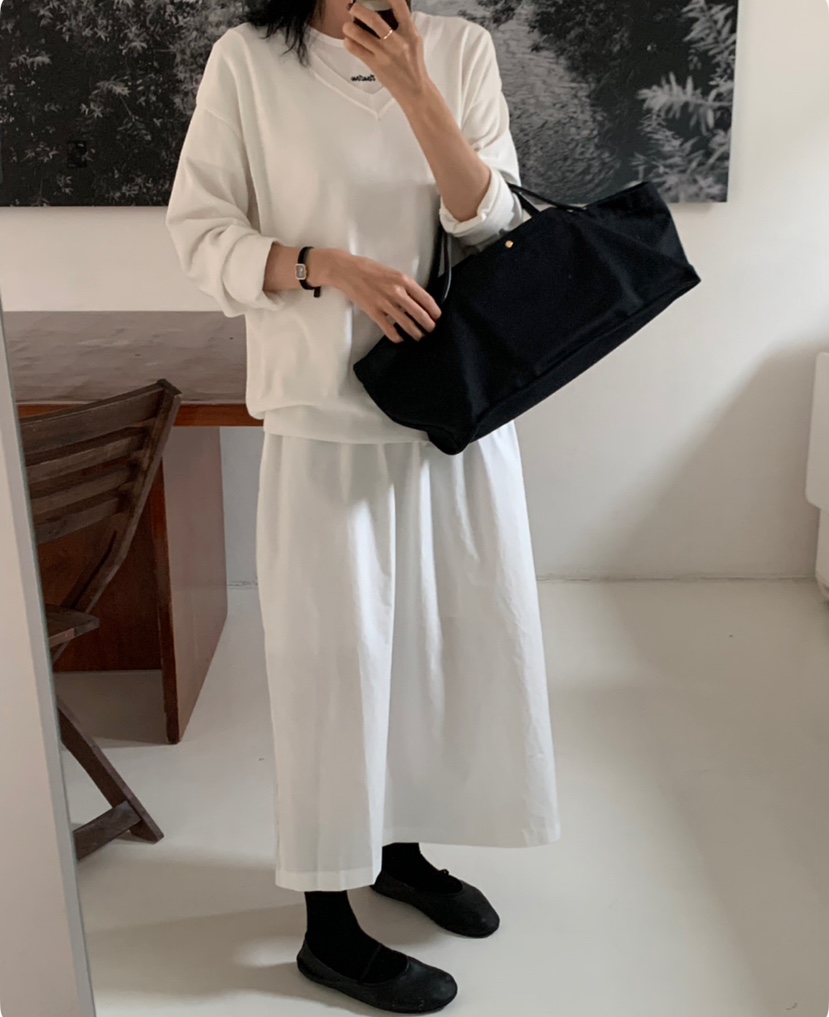A Flan韓國直郵㊣東大門實拍女裝新品熱賣職業針織衫莫代爾AFN/A Flan針織衫