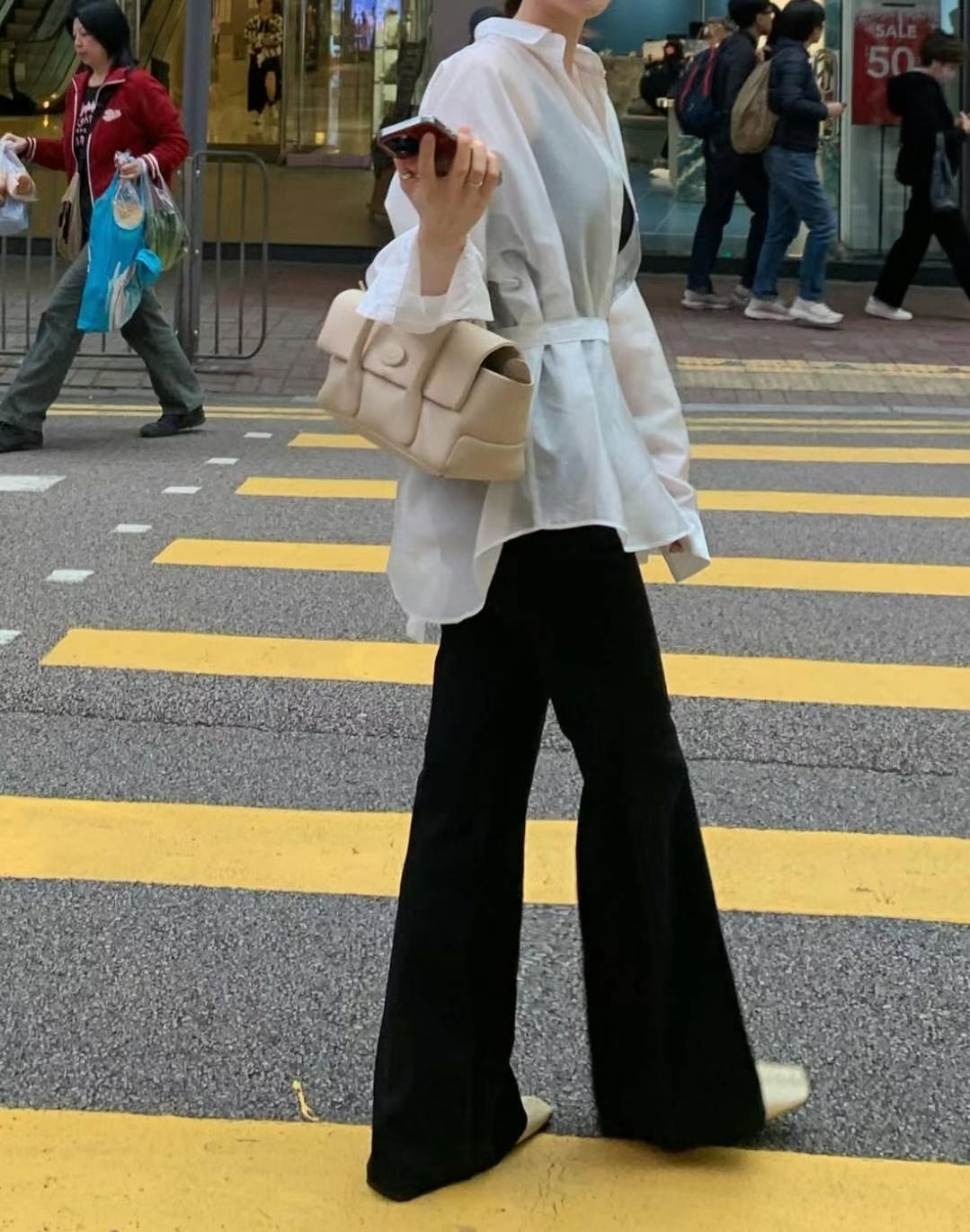 WEARRAW韓國㊣直郵東大門代購女裝新款休閑襯衫蕾絲衫不含腰帶寬松WEARRAW襯衫/蕾絲衫