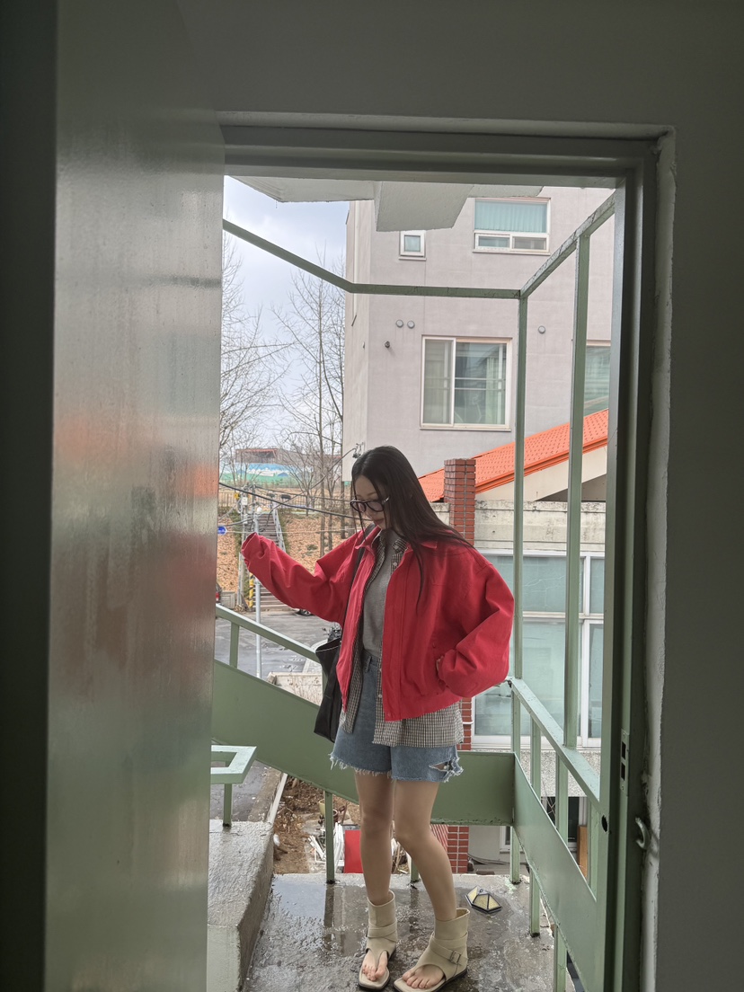 SUNDER MARKET直郵韓國代購㊣女裝新品熱賣職業推薦25春夏夾克SUNDER MARKET夾克