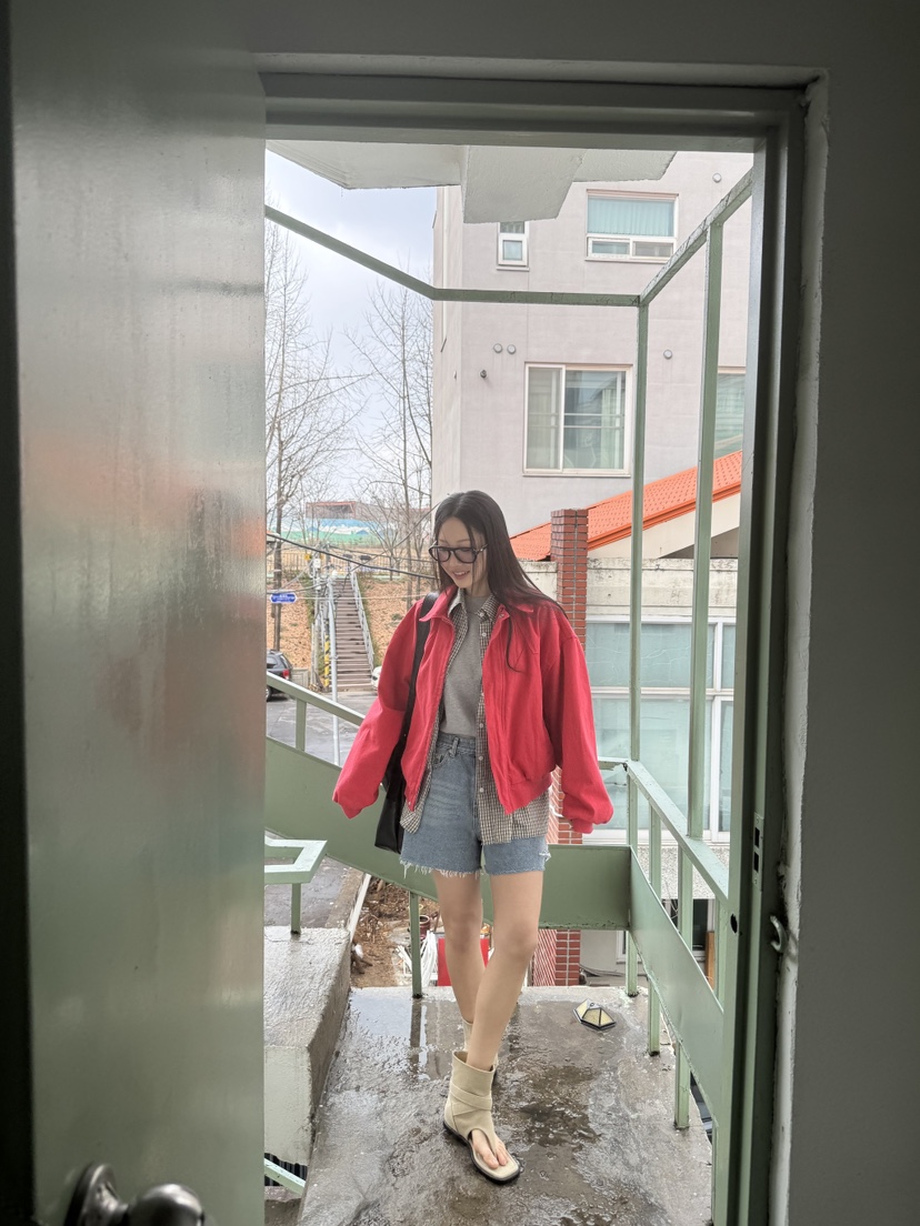 SUNDER MARKET直郵韓國代購㊣女裝新品熱賣職業推薦25春夏夾克SUNDER MARKET夾克