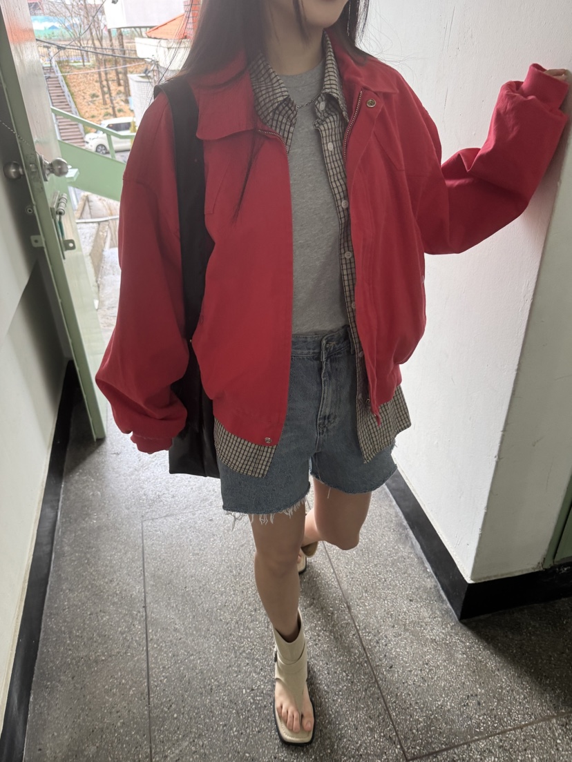 SUNDER MARKET直郵韓國代購㊣女裝新品熱賣職業推薦25春夏夾克SUNDER MARKET夾克