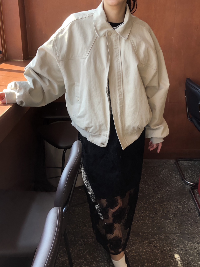 SUNDER MARKET直郵韓國代購㊣女裝新品熱賣職業推薦25春夏夾克SUNDER MARKET夾克圖色1