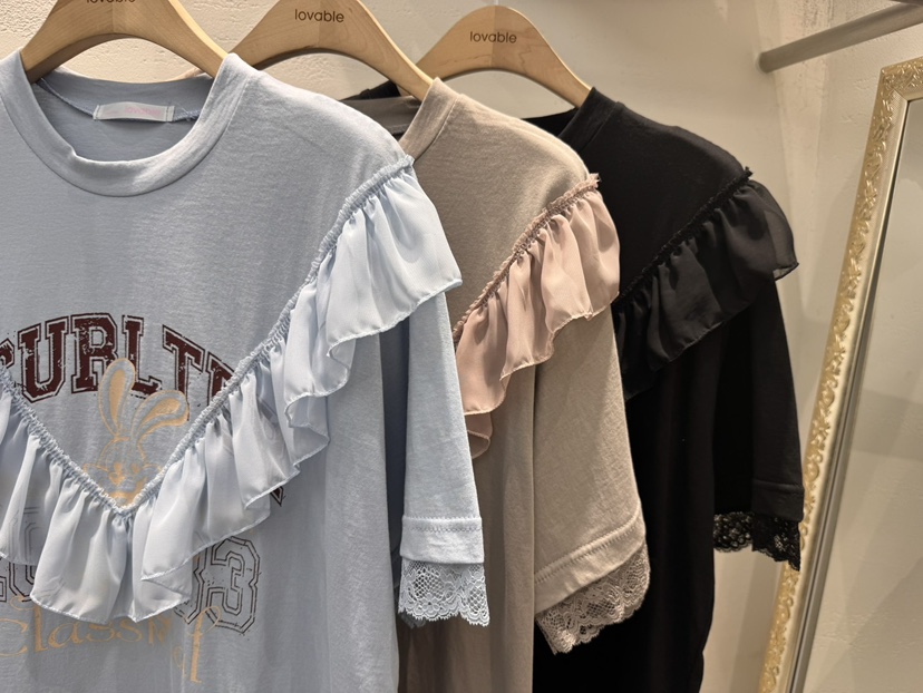 LOVABLE韓國㊣直郵東大門代購女裝新品熱賣時尚職業休閑T恤LOVABLET恤