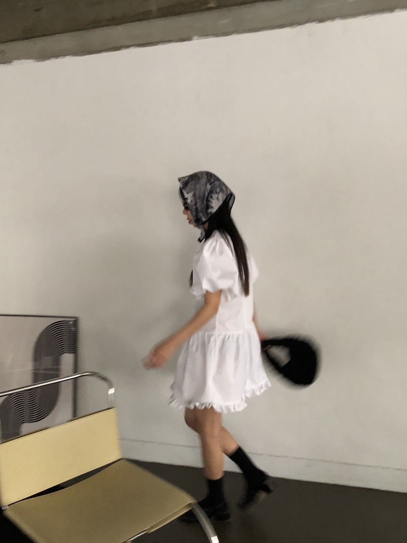 SUNDER MARKET韓國㊣直郵東大門代購女裝新品人氣連衣裙荷葉邊SUNDER MARKET連衣裙
