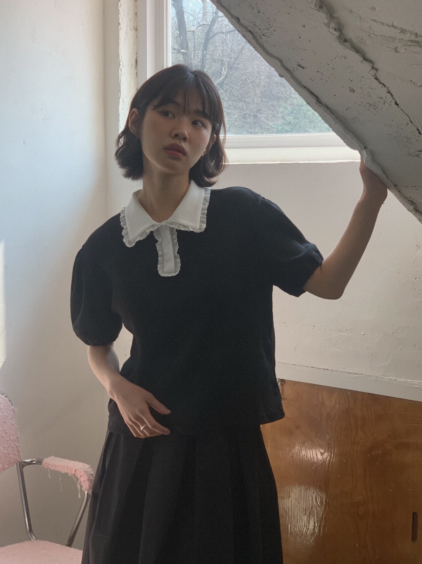 SLAT直郵韓國代購㊣女裝新品25春夏推薦休閑職業時尚人氣T恤SLATT恤