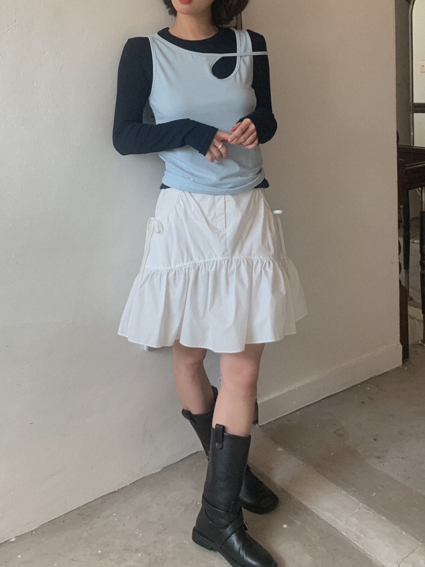 SLAT韓國直郵㊣女裝新品時尚25春夏人氣推薦職業休閑吊帶背心SLAT吊帶/背心