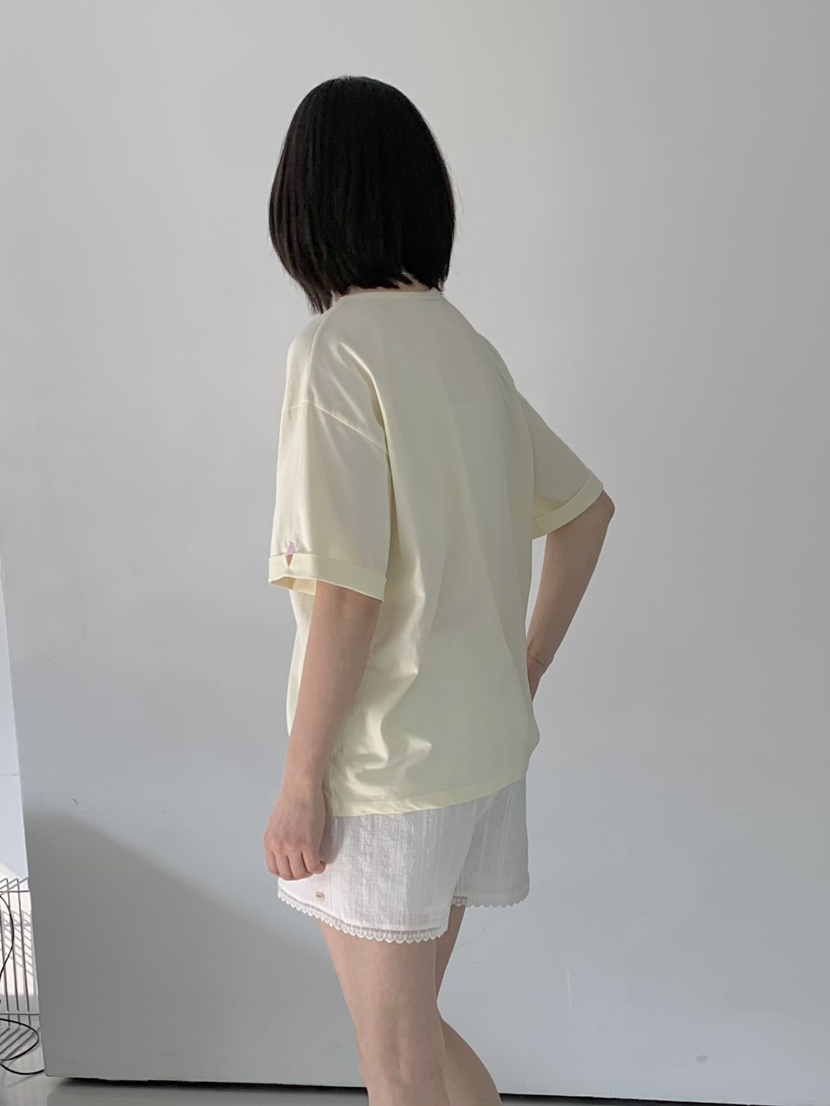 BEFORE SUNRISE韓國直郵㊣東大門實拍女裝新款25春夏休閑T恤BEFORE SUNRISET恤