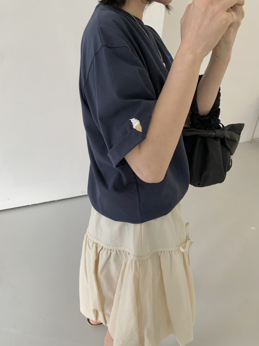 BEFORE SUNRISE韓國直郵㊣東大門實拍女裝新款25春夏休閑T恤BEFORE SUNRISET恤