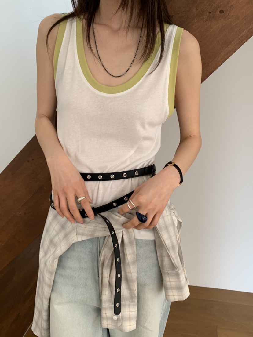 VAARA韓國直郵㊣東大門實拍女裝新款推薦時尚熱賣25春夏吊帶背心VAARA吊帶/背心