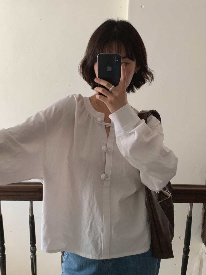 SLAT韓國㊣直郵東大門代購女裝新品休閑時尚熱賣襯衫蕾絲衫SLAT襯衫/蕾絲衫