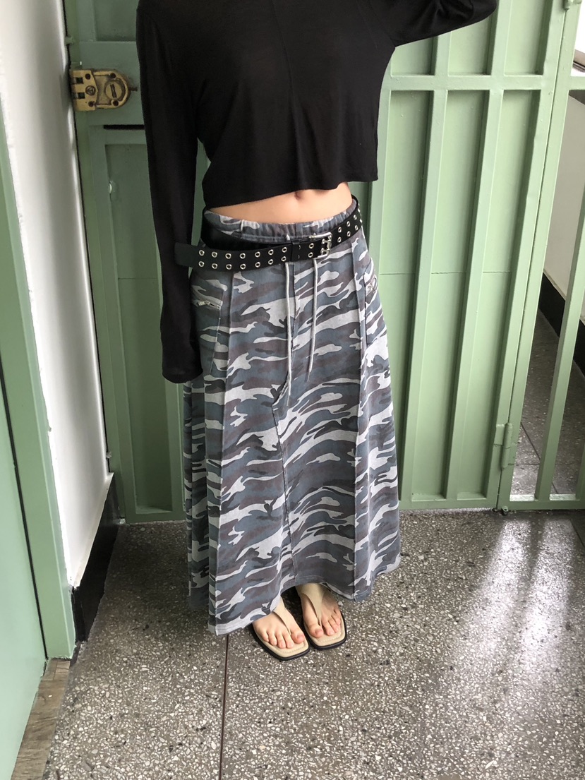 SUNDER MARKET韓國直郵㊣東大門實拍女裝新品25春夏長裙不含腰帶SUNDER MARKET長裙