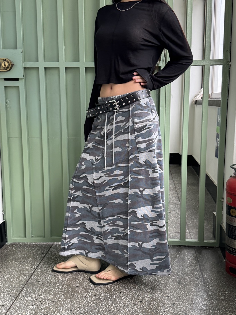 SUNDER MARKET韓國直郵㊣東大門實拍女裝新品25春夏長裙不含腰帶SUNDER MARKET長裙