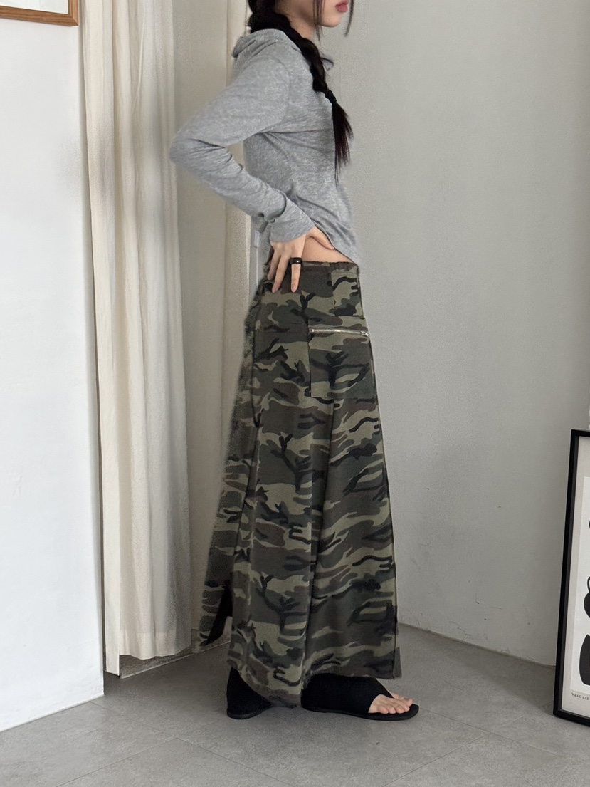 SUNDER MARKET韓國直郵㊣東大門實拍女裝新品25春夏長裙不含腰帶SUNDER MARKET長裙