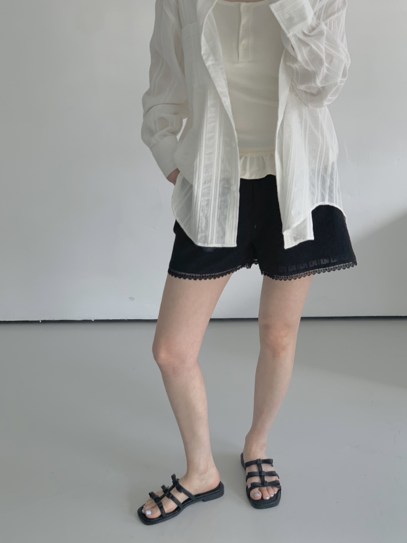 BEFORE SUNRISE韓國㊣直郵東大門代購女裝新款時尚25春夏短褲BEFORE SUNRISE短褲