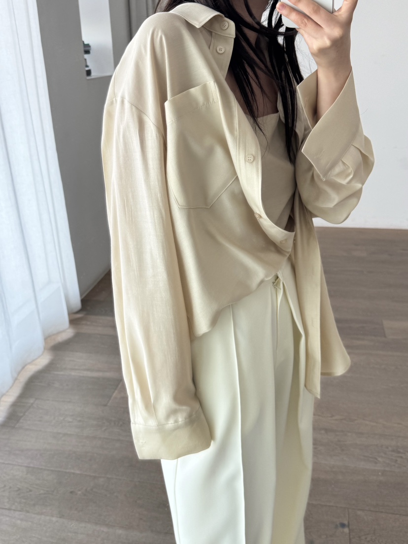 LE-PPL直郵韓國代購㊣女裝新款休閑熱賣職業25春夏襯衫蕾絲衫LE-PPL襯衫/蕾絲衫