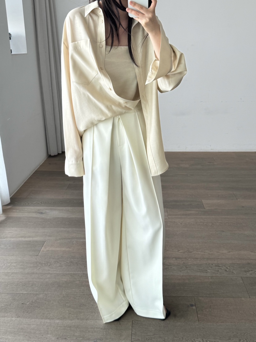 LE-PPL直郵韓國代購㊣女裝新款休閑熱賣職業25春夏襯衫蕾絲衫LE-PPL襯衫/蕾絲衫