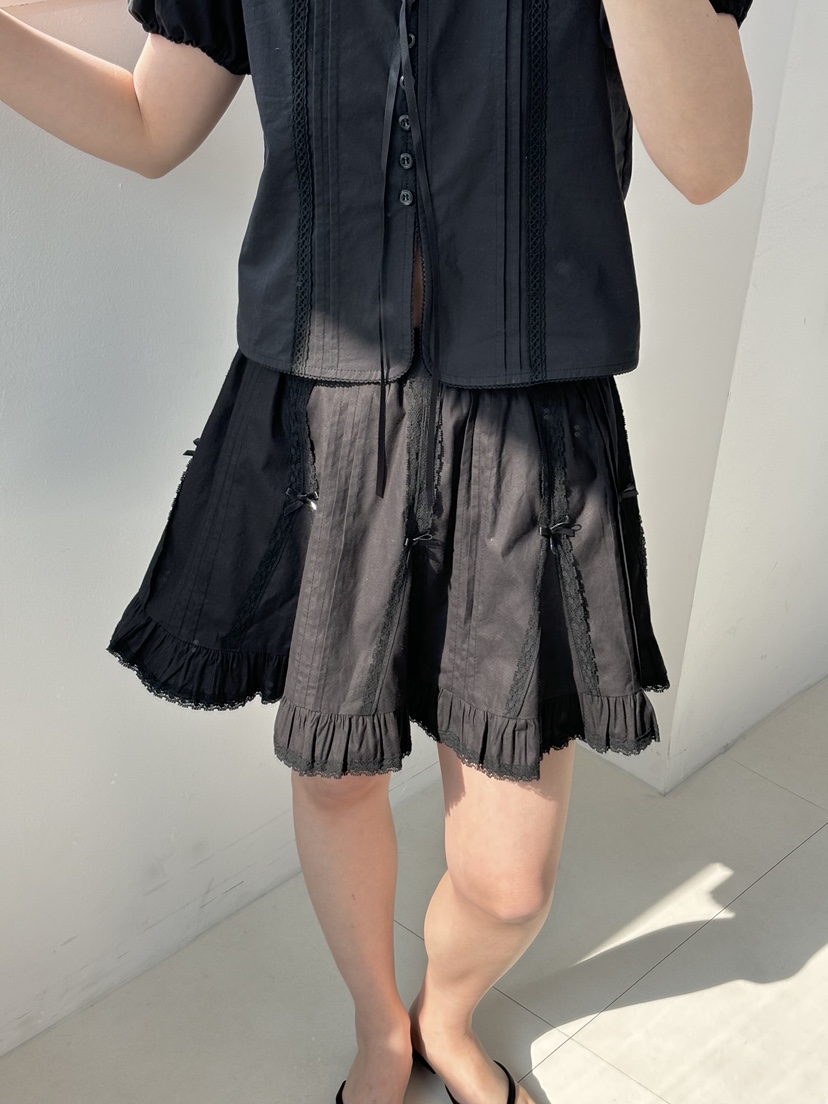 HOME GROUND韓國直郵㊣女裝新品時尚25春夏休閑推薦人氣短裙HOME GROUND短裙