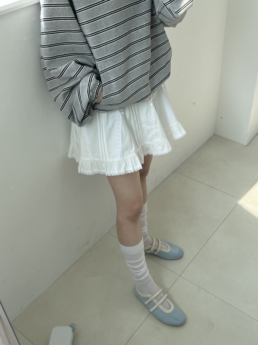 HOME GROUND韓國直郵㊣女裝新品時尚25春夏休閑推薦人氣短裙HOME GROUND短裙
