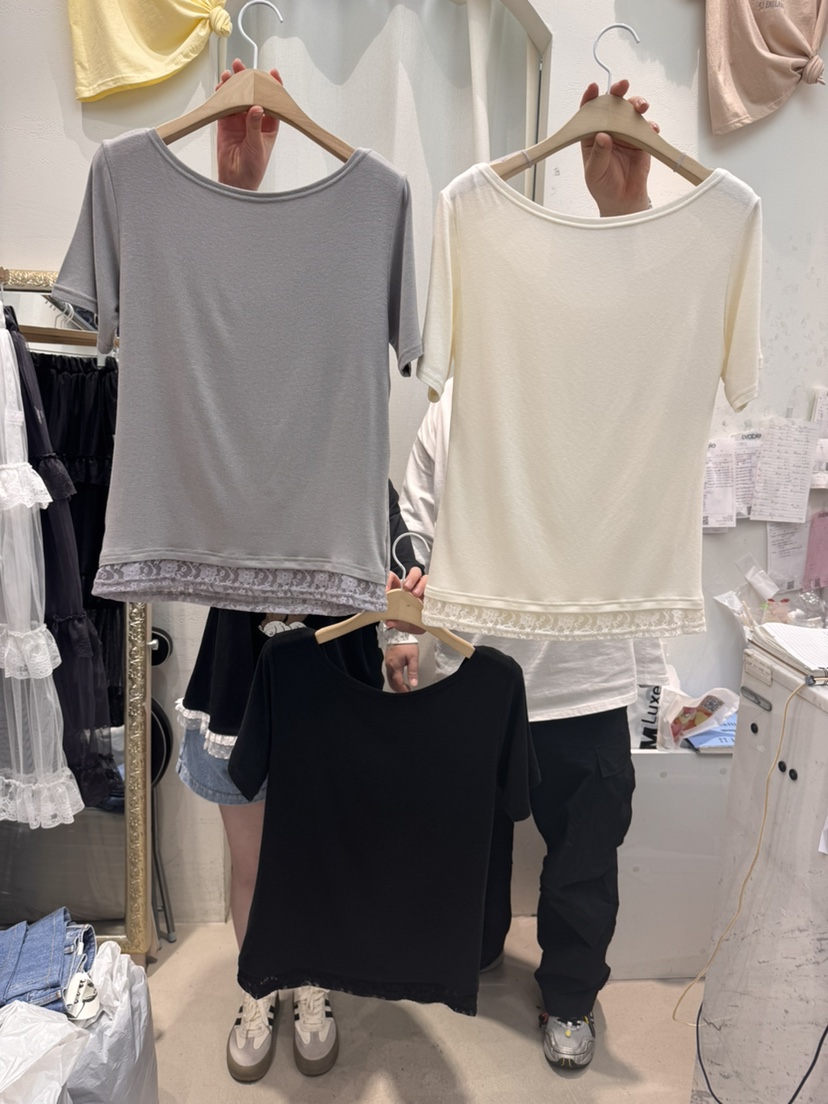 LOVABLE直郵韓國代購㊣女裝新品推薦時尚人氣職業25春夏T恤LOVABLET恤