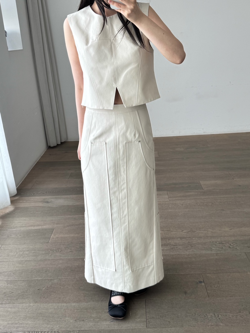 LE-PPL韓國直郵㊣女裝新品時尚熱賣推薦休閑25春夏人氣長裙LE-PPL長裙