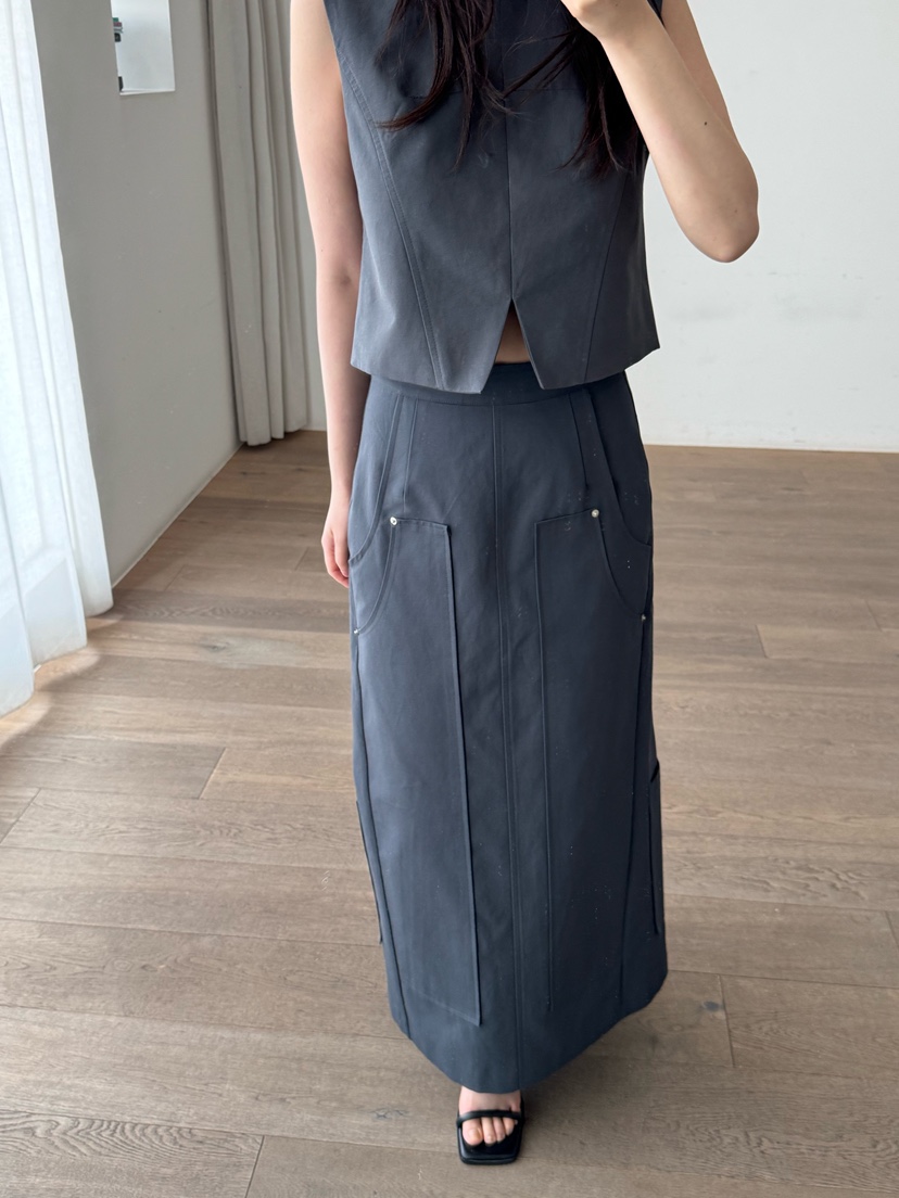 LE-PPL韓國直郵㊣女裝新品時尚熱賣推薦休閑25春夏人氣長裙LE-PPL長裙