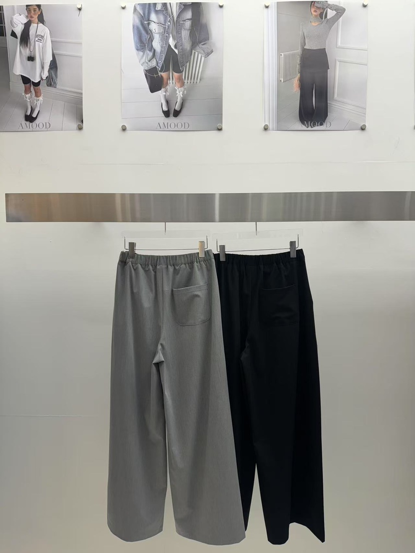 AMOOD直郵韓國代購㊣女裝新品人氣25春夏推薦職業時尚休閑褲AMOOD休閑褲