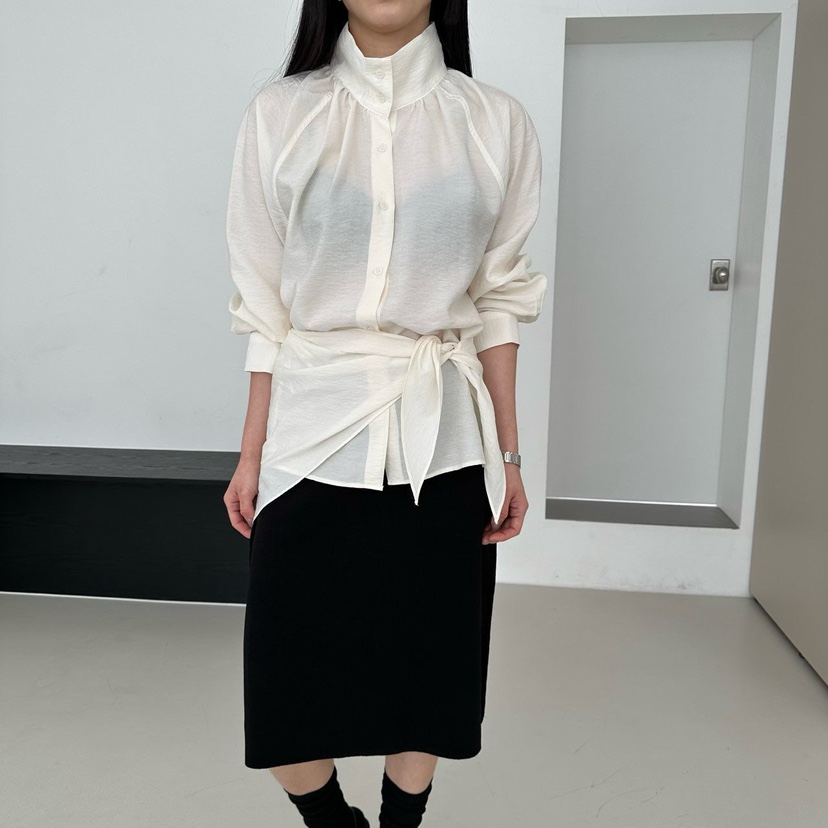 MOMENT韓國直郵㊣東大門實拍女裝新品25春夏熱賣襯衫蕾絲衫MOMENT/RECOVER襯衫/蕾絲衫