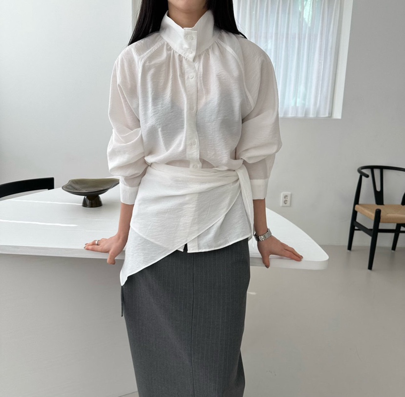 MOMENT韓國直郵㊣東大門實拍女裝新品25春夏熱賣襯衫蕾絲衫MOMENT/RECOVER襯衫/蕾絲衫