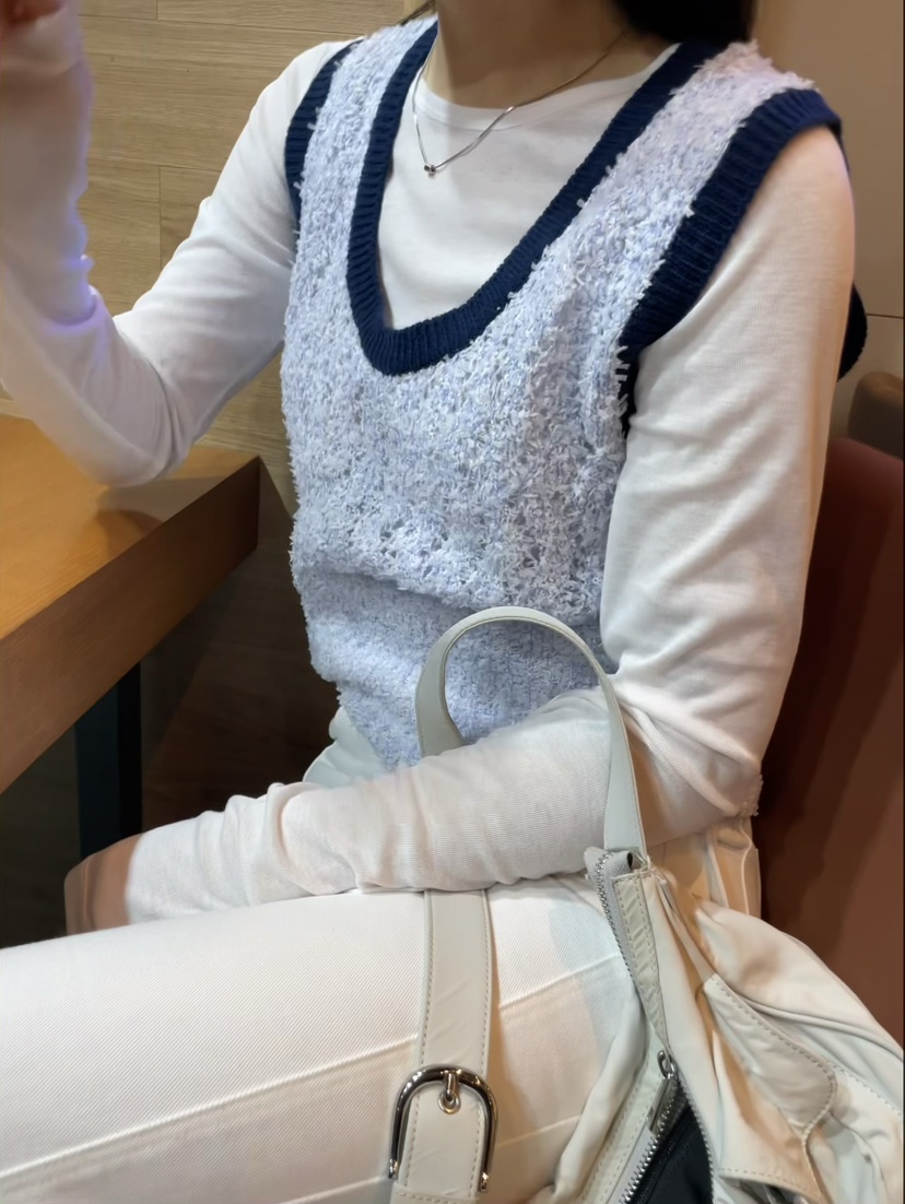GLITTER直郵韓國代購㊣女裝新品休閑人氣推薦針織衫不含內搭GLITTER針織衫