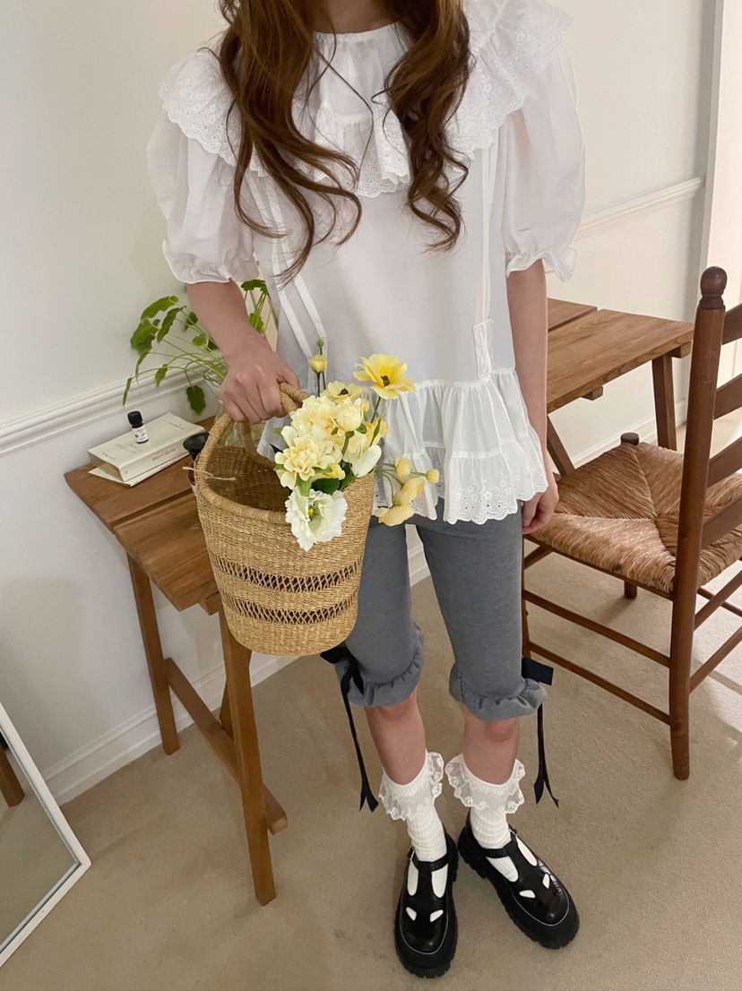 BOUTIQUE-L韓國㊣直郵東大門代購女裝新款推薦時尚襯衫蕾絲衫BOUTIQUE-L襯衫/蕾絲衫圖色3