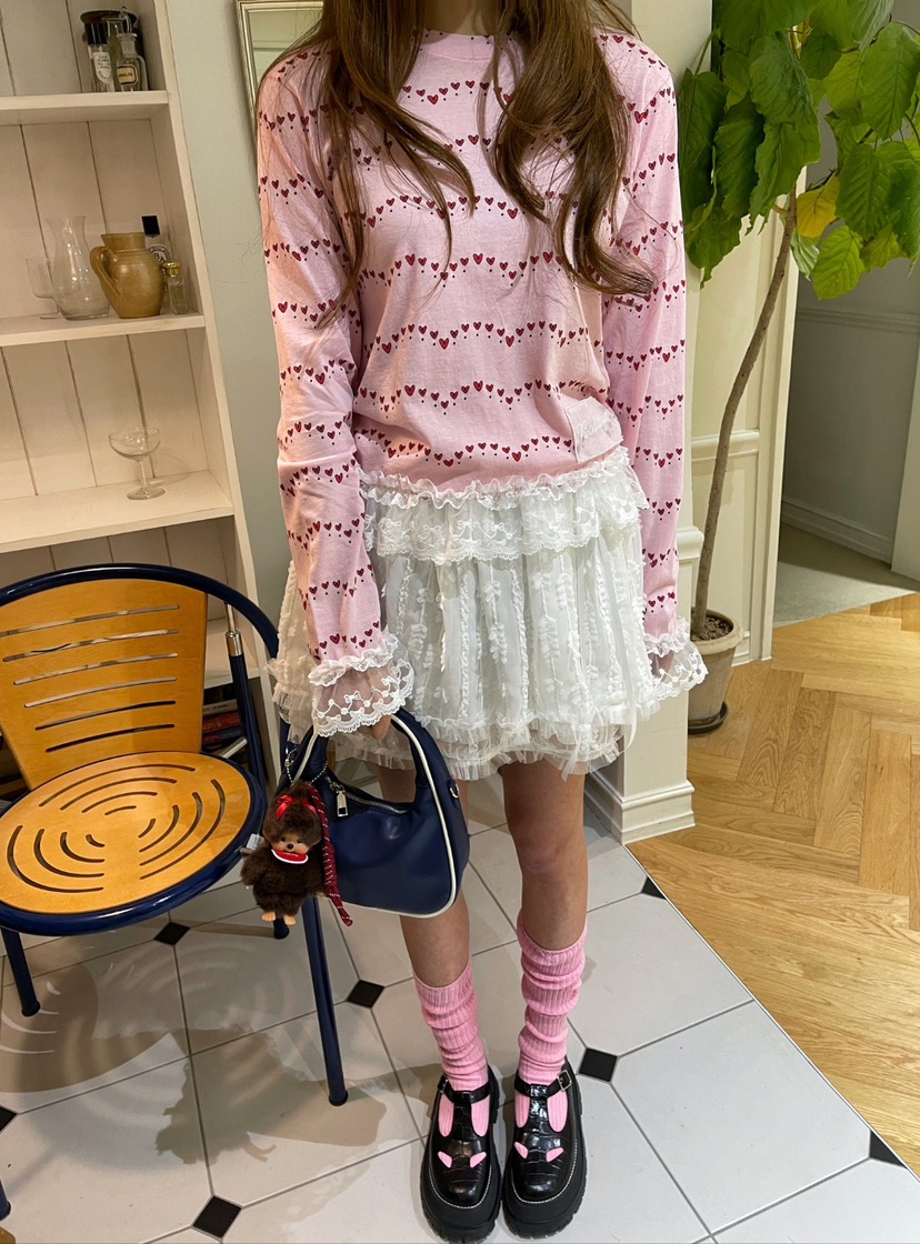 BOUTIQUE-L韓國㊣直郵東大門代購女裝新品25春夏休閑長袖T恤BOUTIQUE-L長袖T恤