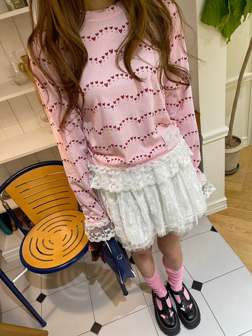 BOUTIQUE-L韓國㊣直郵東大門代購女裝新品25春夏休閑長袖T恤BOUTIQUE-L長袖T恤