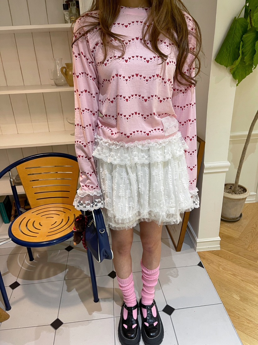 BOUTIQUE-L韓國㊣直郵東大門代購女裝新品25春夏休閑長袖T恤BOUTIQUE-L長袖T恤