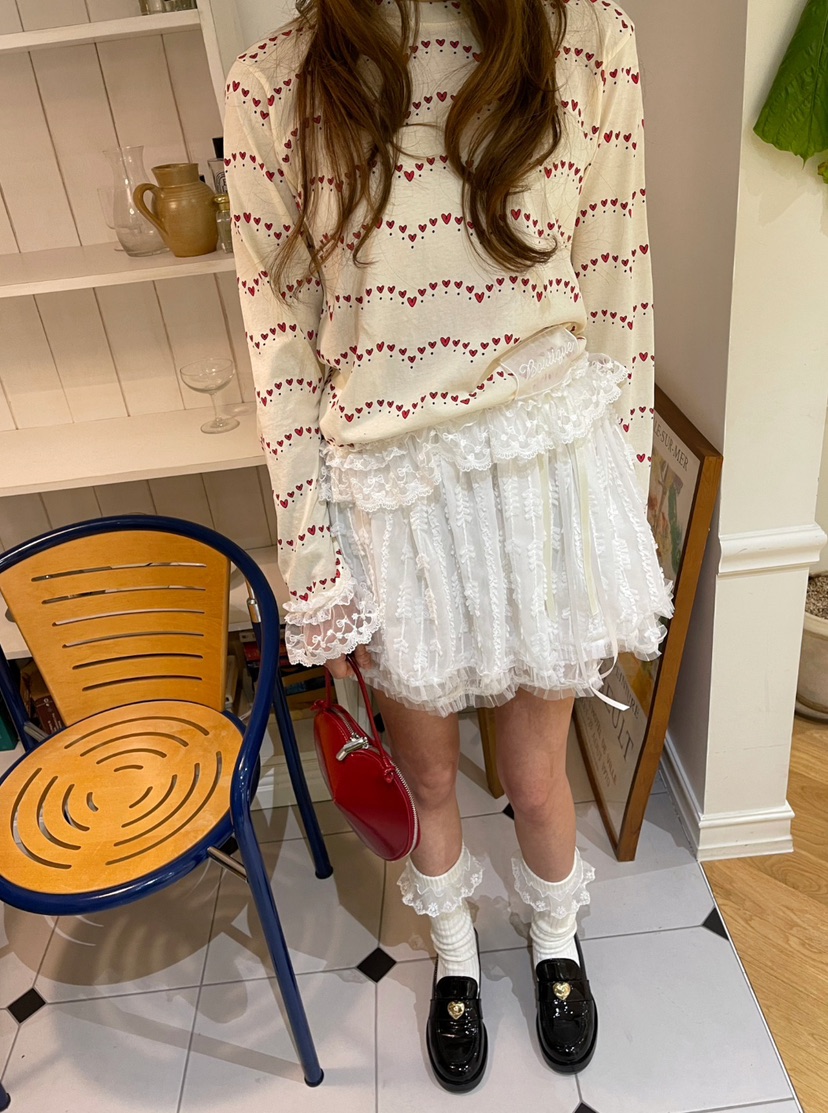 BOUTIQUE-L韓國㊣直郵東大門代購女裝新品25春夏休閑長袖T恤BOUTIQUE-L長袖T恤