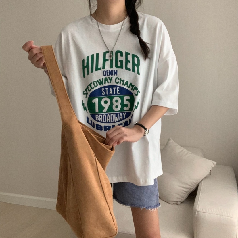 HELLO JINI韓國直郵㊣東大門實拍女裝新款時尚25春夏休閑T恤HELLO JINIT恤