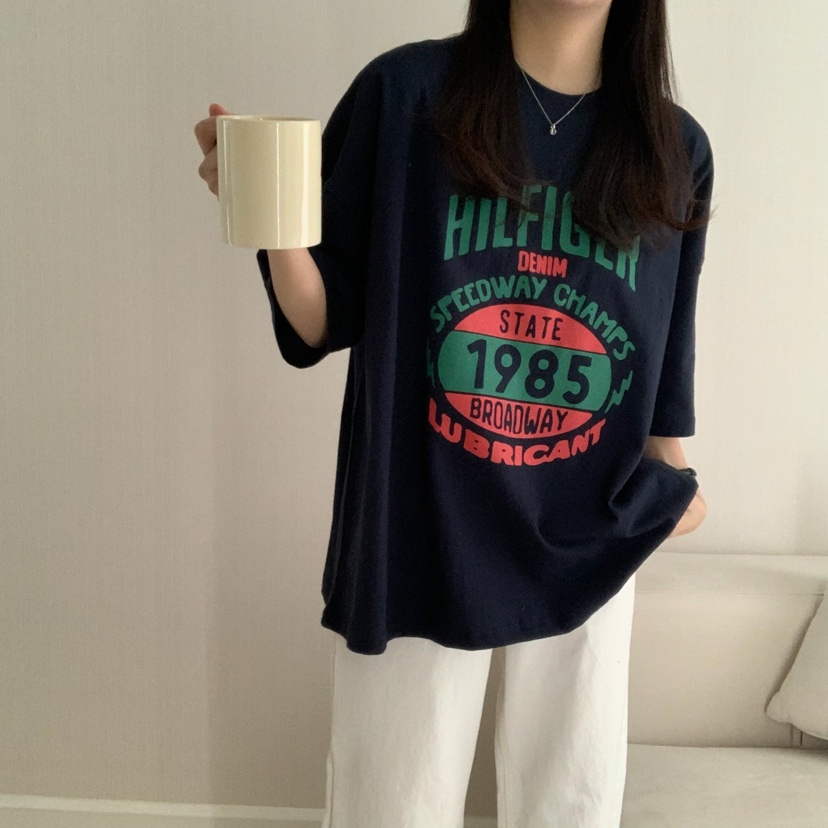 HELLO JINI韓國直郵㊣東大門實拍女裝新款時尚25春夏休閑T恤HELLO JINIT恤