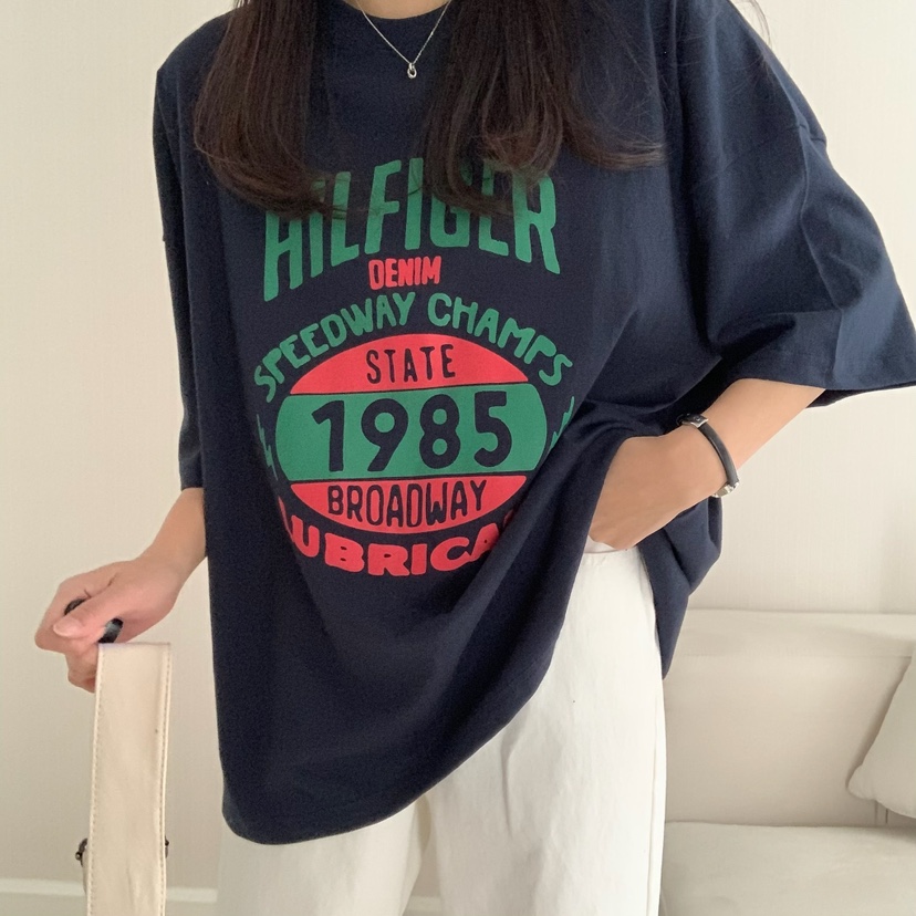 HELLO JINI韓國直郵㊣東大門實拍女裝新款時尚25春夏休閑T恤HELLO JINIT恤
