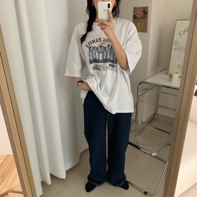 FROMJINI韓國㊣直郵東大門代購女裝新品職業休閑人氣推薦T恤FROMJINIT恤