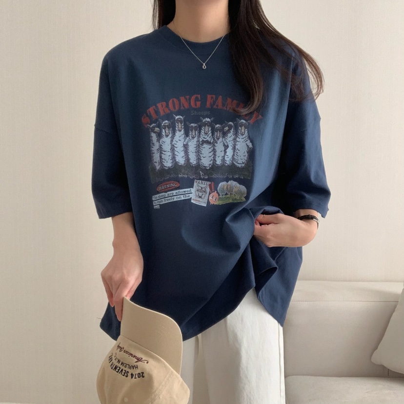 FROMJINI韓國㊣直郵東大門代購女裝新品職業休閑人氣推薦T恤FROMJINIT恤