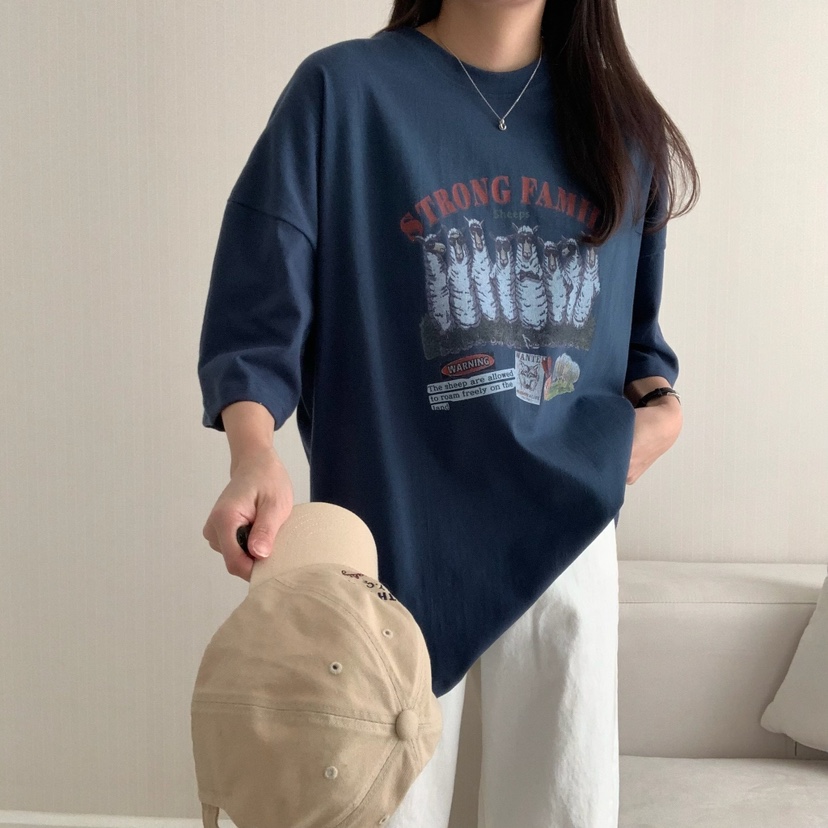 FROMJINI韓國㊣直郵東大門代購女裝新品職業休閑人氣推薦T恤FROMJINIT恤