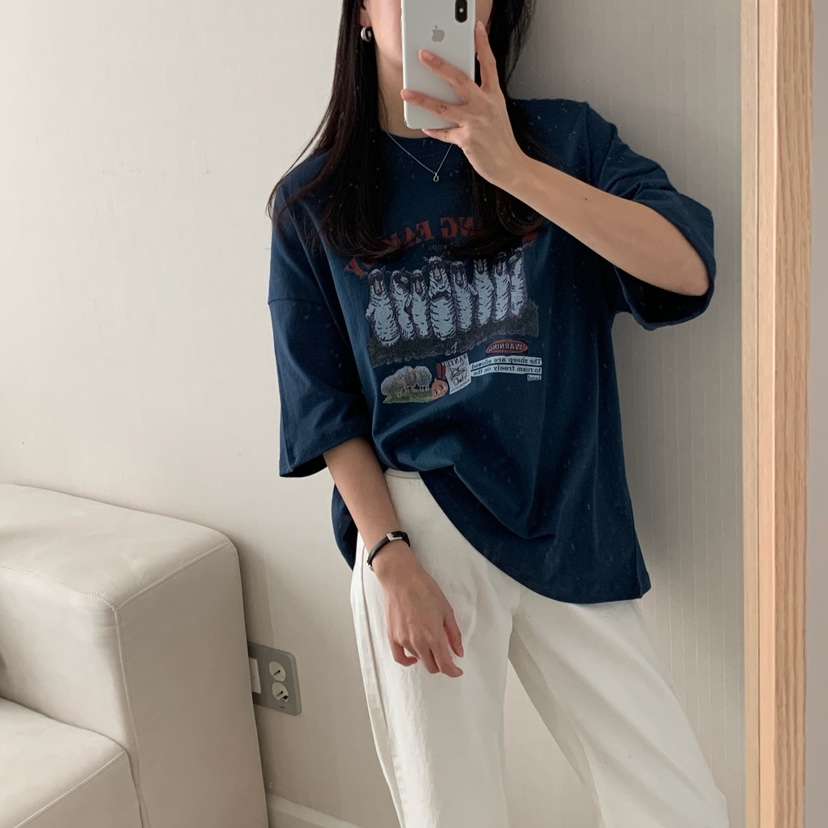 FROMJINI韓國㊣直郵東大門代購女裝新品職業休閑人氣推薦T恤FROMJINIT恤